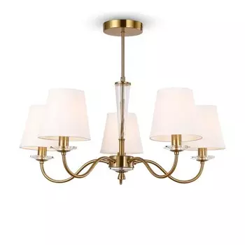 Люстра 40Вт, 5хE14, 49x71 см, латунь