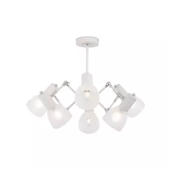 Люстра 40Вт, 6хE14, 21x68 см, белый