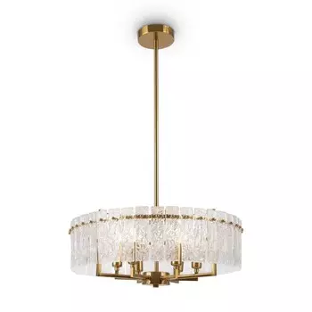 Люстра 40Вт, 6хE14, 22x50 см, латунь