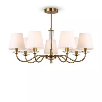 Люстра 40Вт, 7хE14, 49x79 см, латунь