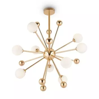 Люстра 40Вт, 9хG9, 69x60 см, французское золото