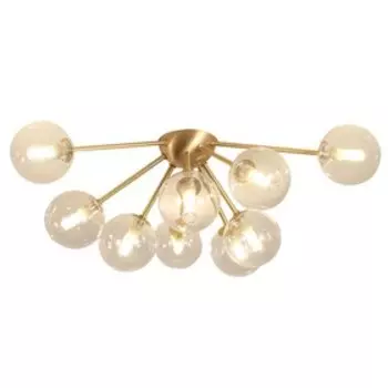 Люстра, 40Вт, G9, 50x50x20 см, цвет латунь