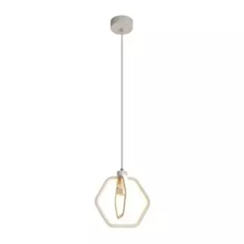 Люстра ЭкономСвет 51024/1WT, LED 1x10Вт 3000-6000K, 3750лм, цвет белый