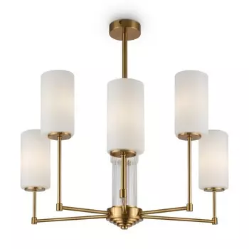 Люстра 60Вт, 6хE14, 61,3x60 см, латунь