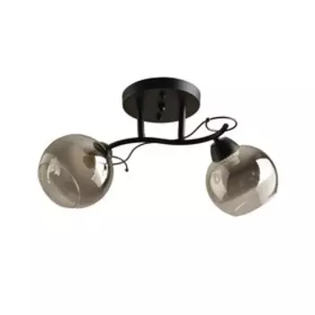 Люстра, 60Вт, E27, 13x46x22 см, цвет чёрный