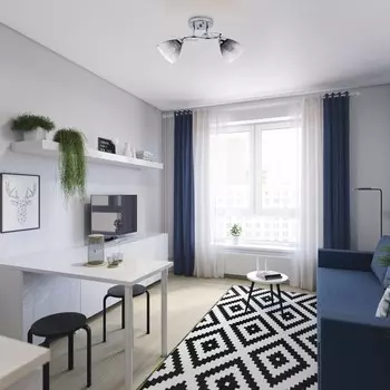 Люстра, 60Вт, E27, 14,5x50x23 см, цвет хром