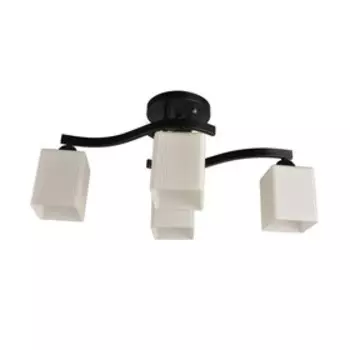 Люстра, 60Вт, E27, 29x56x26 см, цвет чёрный