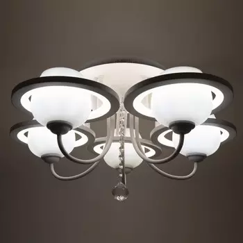 Люстра, 60Вт, E27, 31x15x40 см, цвет белый