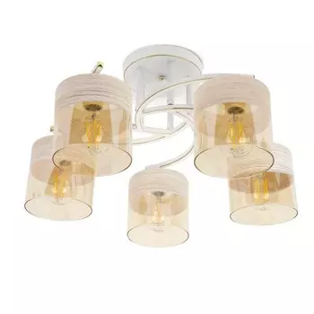 Люстра, 60Вт, E27, 50x50x25 см, цвет патина