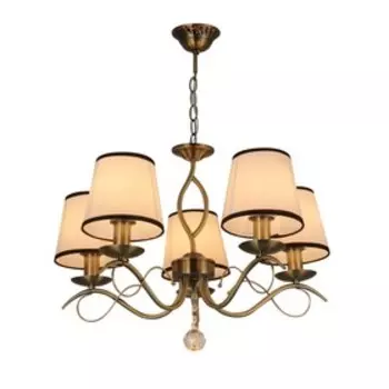 Люстра, 60Вт, E27, 51x51x62 см, цвет бронза