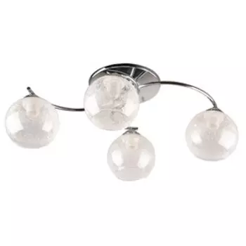 Люстра, 60Вт, E27, 56x38x18 см, цвет хром