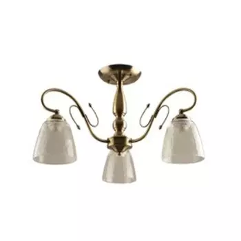 Люстра, 60Вт, E27, 56x56x32 см, цвет античная бронза