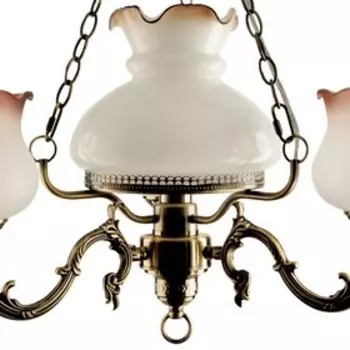 Люстра, 60Вт, E27, 56x56x76 см, цвет бронза