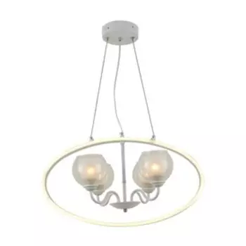 Люстра, 60Вт, E27, 63x15x25 см, цвет белый