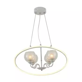 Люстра, 60Вт, E27, 63x15x25 см, цвет белый