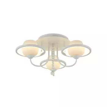 Люстра, 60Вт, E27, 64x64x26 см, цвет белый