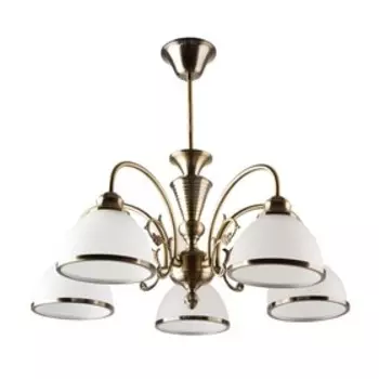 Люстра, 60Вт, E27, 66x66x50 см, цвет античная бронза