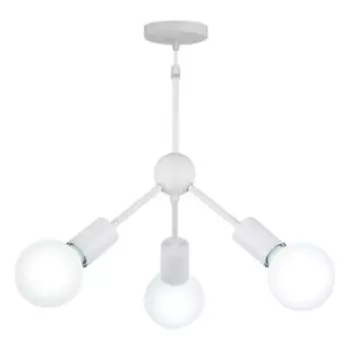 Люстра, 60Вт, E27, 66x66x53 см, цвет белый