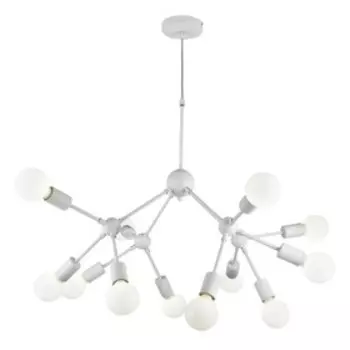 Люстра, 60Вт, E27, 76x76x56 см, цвет белый