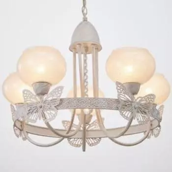 Люстра 6591212/5 E27 40Вт белый-золото 54х54х28 см BayerLux