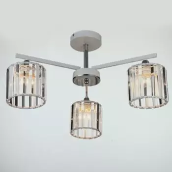 Люстра Светогор 6681 3хЕ27 белый/хром