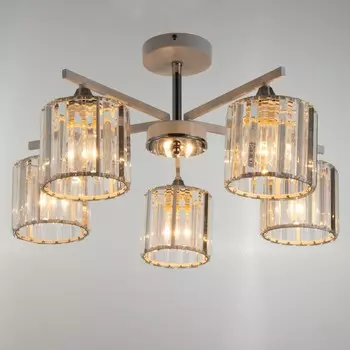 Люстра 6681/5 5хЕ27 цвет белый хром