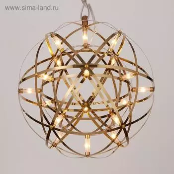 Люстра 669704/18 LED 10,8Вт 3000К золото 30х30х150 см