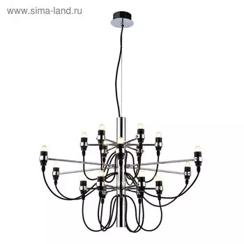 Люстра 8030/02 LM-18 Molto 18x15W E14, хром 60x60x45 см