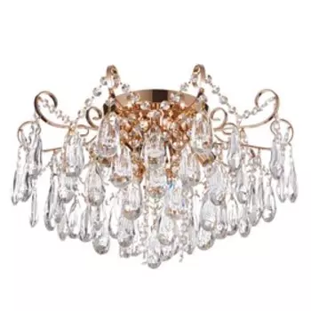 Люстра 88025/5 5хЕ14 40Вт золото 50х50х35см