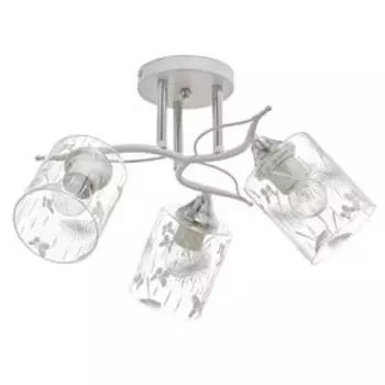 Люстра ГАЛЛОП 880531 3х60Вт Е27 белый матовый/хром