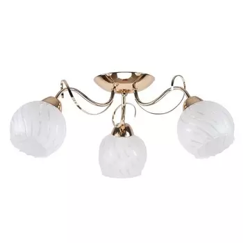 Люстра 91033/3FGD WT, E27 3x40Вт, цвет золото