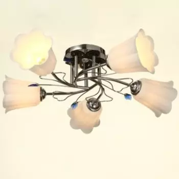 Люстра 9297/ 5 5х12Вт Е27 хром МОДЕЛЬ: GBV-0095