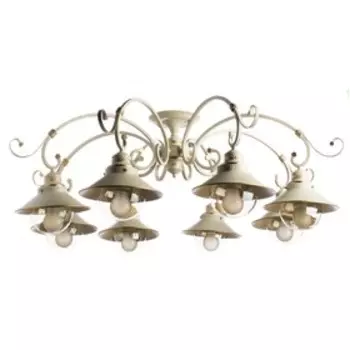 Люстра A4577PL-8WG "Grazioso" 8x60W E27 100x100x37 см