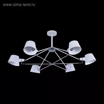 Люстра Abigail 6x40Вт E14, белый 100x100x43 см
