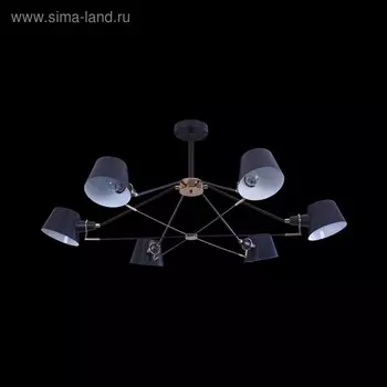 Люстра Abigail 6x40Вт E14 чёрный 100x100x43см