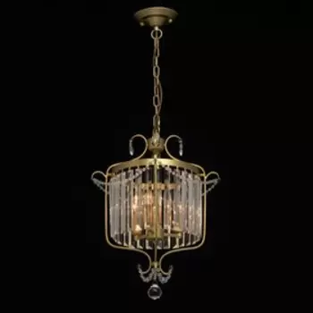 Люстра «Адель», 3x40Вт E14, цвет золото