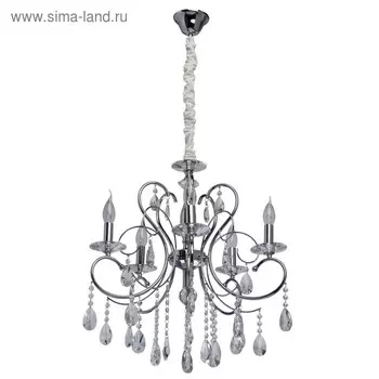 Люстра "Адель" 5x40Вт E14 хром