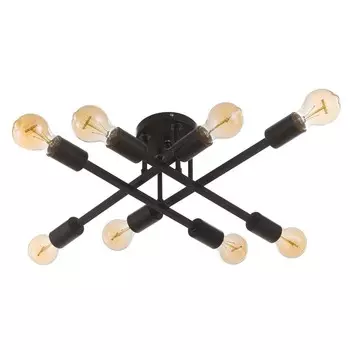 Люстра «Аднес» 8хЕ27 40 Вт черный BayerLux