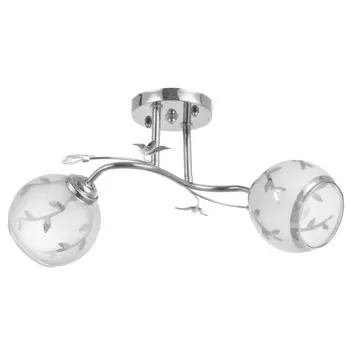 Люстра Адриан 2хE27 40Вт хром 30х22х16 см BayerLux