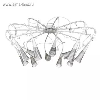 Люстра AEREO 12х25Вт G9 белый 105x45см