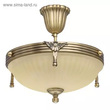 Люстра «Афродита», 3x60Вт Е14, античная бронза