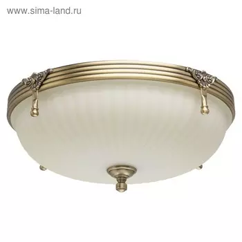 Люстра "Афродита" 3x60W Е27 античная бронза 42x42x20см