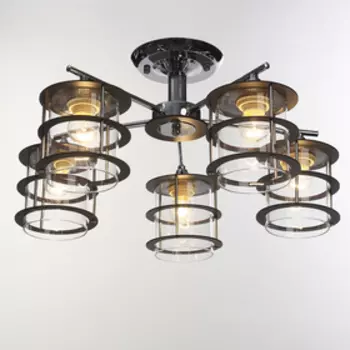 Люстра «Аган» E27 560 Вт серебро 535330 см BayerLux