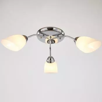 Люстра "Агнес" 3 лампы E27 15Вт хром 60х60х17см