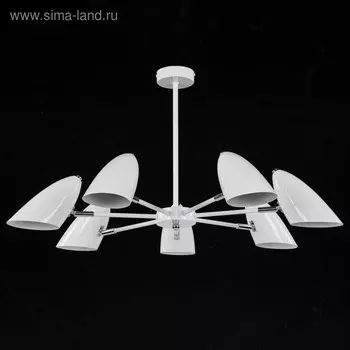 Люстра Aida 7x40Вт E14 белый 71x71x45см