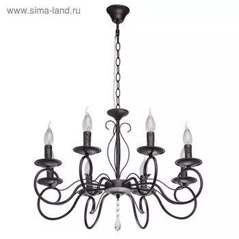 Люстра "Аида" 8x60Вт E14 коричневый