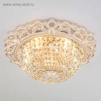 Люстра Ajmeri, 5x60Вт E14, цвет белый