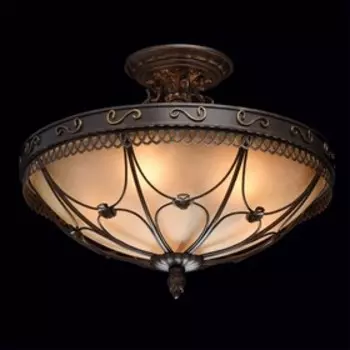 Люстра "Айвенго" 5x60Вт E27 коричневый