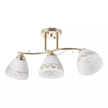 Люстра потолочная BayerLux «Аквила», 3хЕ27, 40 Вт, золото, 5826 см