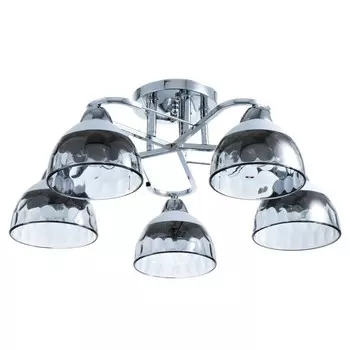 Светильник потолочный BayerLux «Аквила», 5Е27, 40 Вт, хром, 451522 см